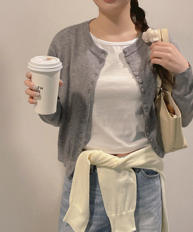 パウダーカーディガン(6color) PINK