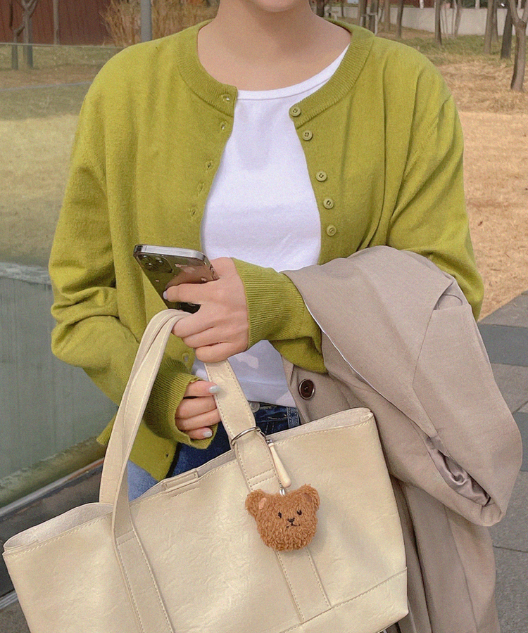 パウダーカーディガン(6color) OLIVE