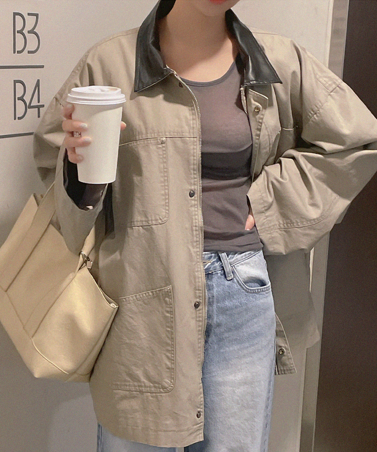 シースルーレイヤードTシャツ(10color) DARK GRAY