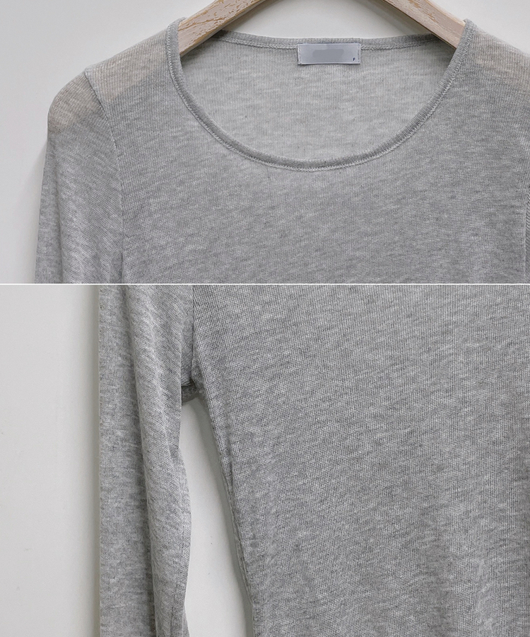 シースルーレイヤードTシャツ(10color)