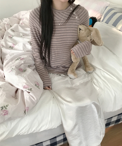 ボタンフードトップス NUDE PINK