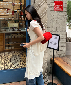 シースルーラップレイヤードワンピース IVORY