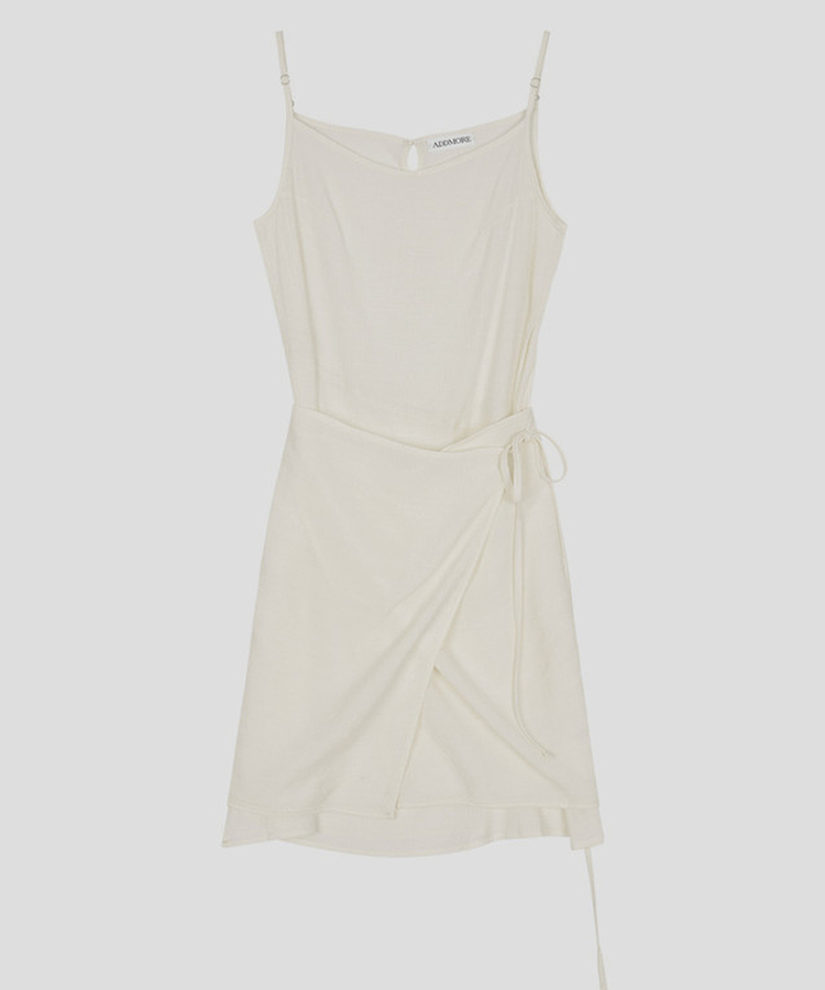 シースルーラップレイヤードワンピース