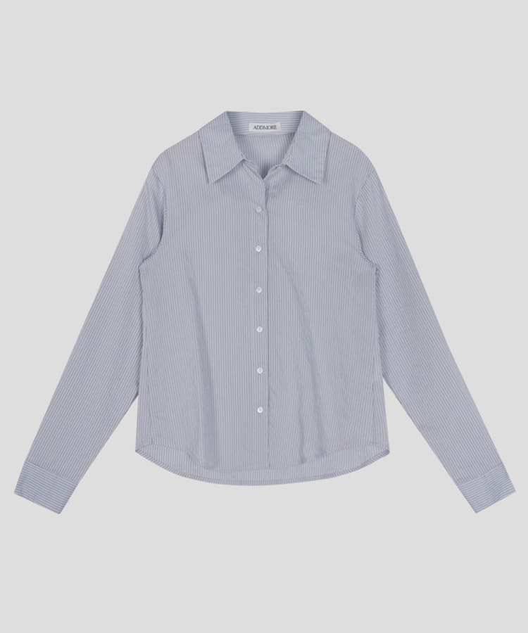 シンプルストライプシャツ