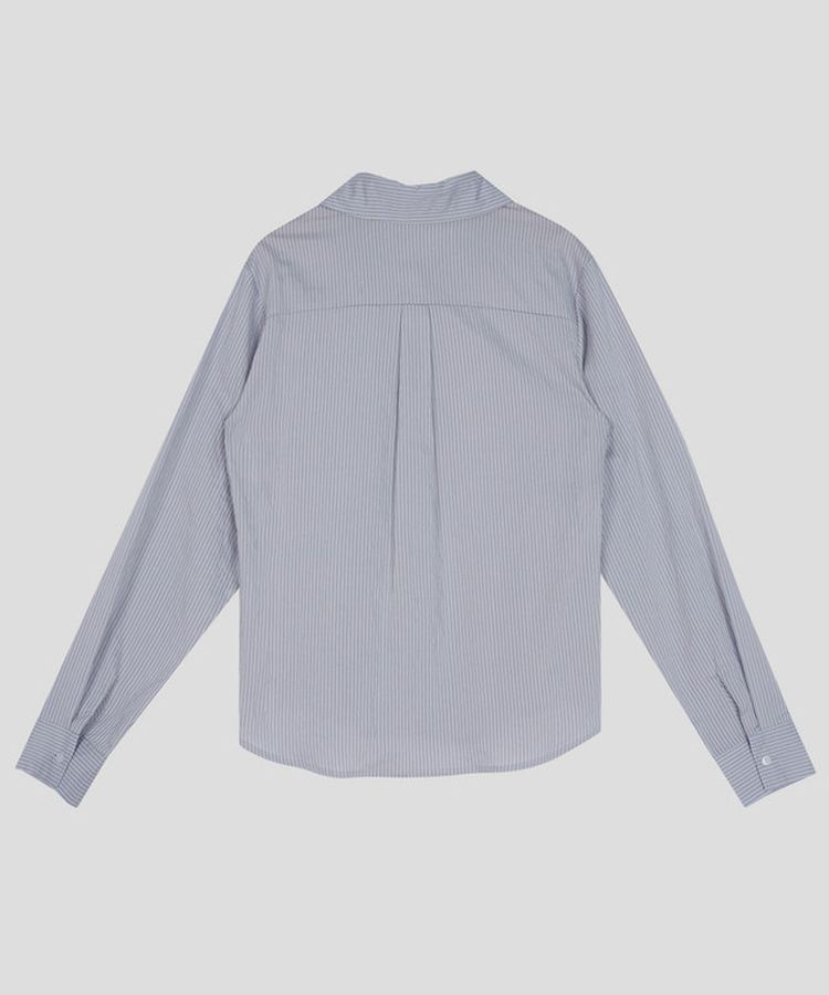 シンプルストライプシャツ