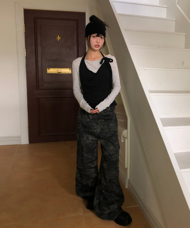 カモフラージュカーゴパンツ CAMO