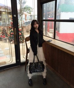 【✔企画】ドットナグランフードジップアップ BLACK