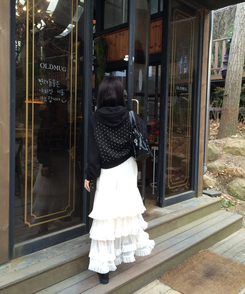 【✔企画】ドットナグランフードジップアップ BLACK