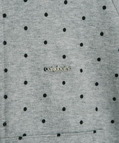 【✔企画】ドットナグランフードジップアップ