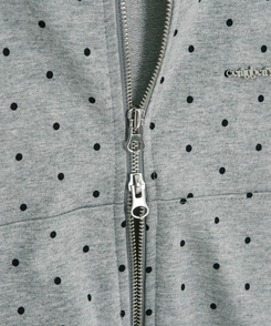 【✔企画】ドットナグランフードジップアップ