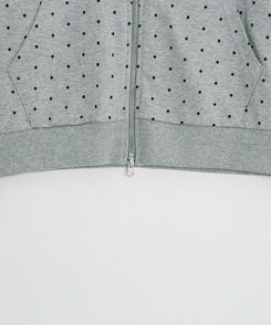 【✔企画】ドットナグランフードジップアップ