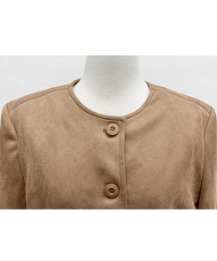 スエードクロップジャケット