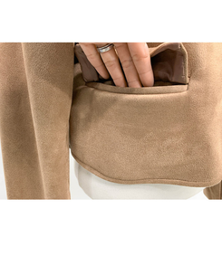 スエードクロップジャケット