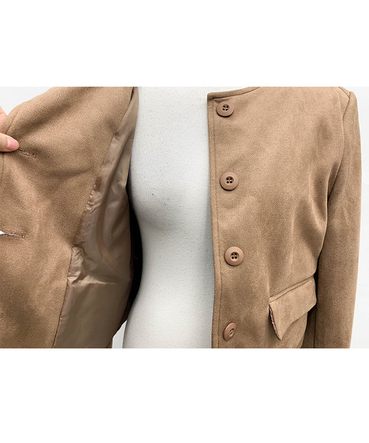 スエードクロップジャケット