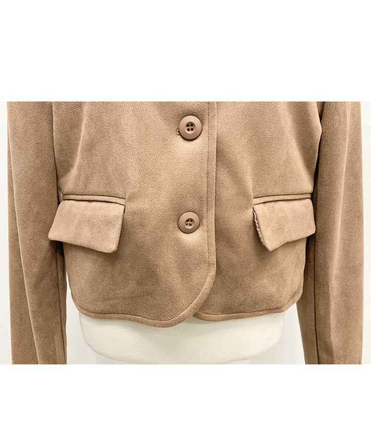 スエードクロップジャケット