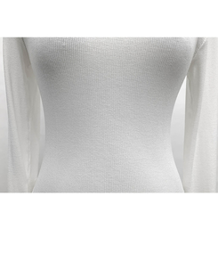 レースVネックTシャツ