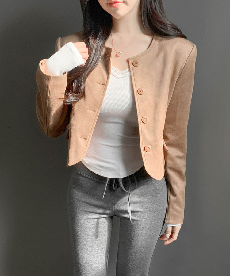 レースVネックTシャツ IVORY