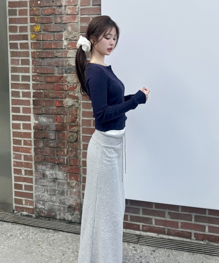 レースフリルシュシュ IVORY