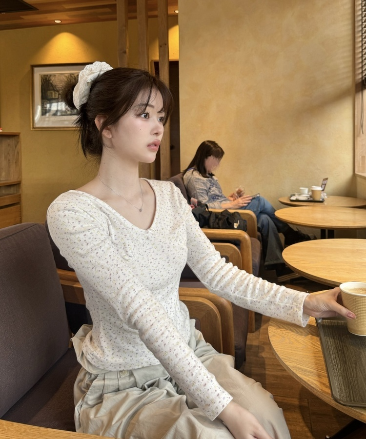 レースフリルシュシュ IVORY