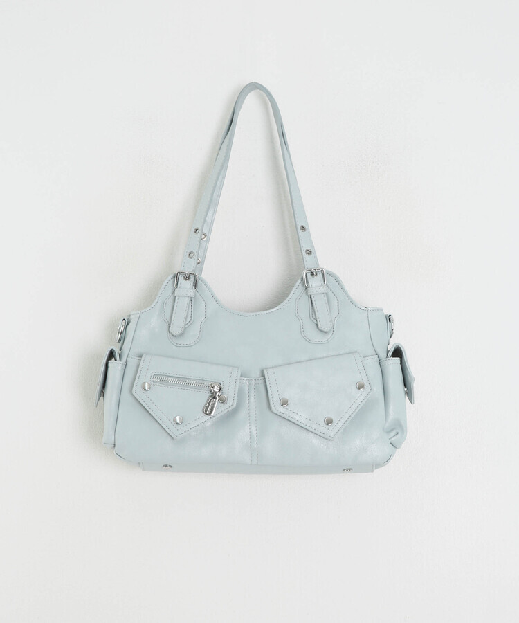 【今回の企画展限定キーリング贈呈】Y2Kマルチポケットショルダーバッグ