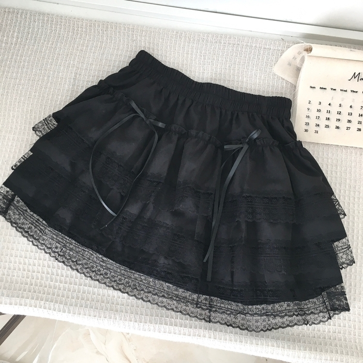 リボンティアードミニスカート