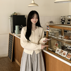 ルーズフィットニットカーディガン(6color) IVORY