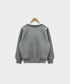 バイカラールーズスウェット