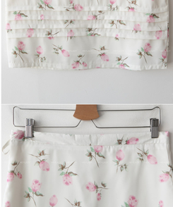 フラワーピンテックミディスカート