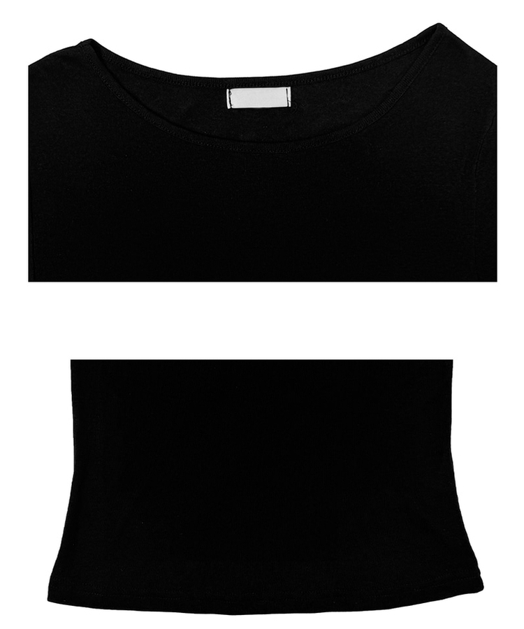 ベーシックラウンド7分袖Tシャツ(11color)