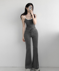 ブーツカットロングパンツ CHARCOAL