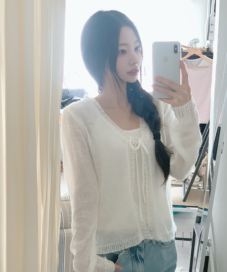 【SET】アップルカーディガン IVORY