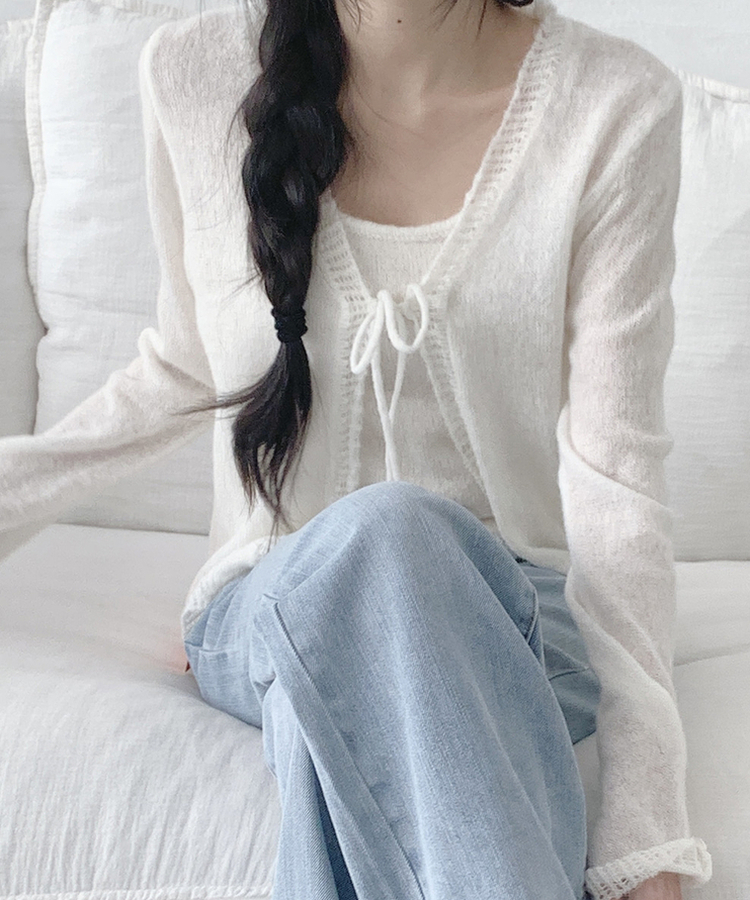 【SET】アップルカーディガン IVORY