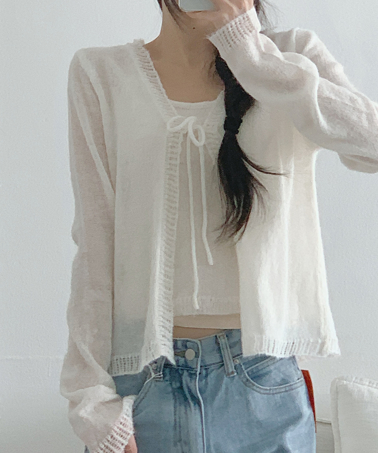 【SET】アップルカーディガン IVORY