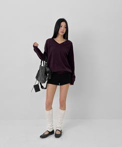 ローウエストショートパンツ BLACK