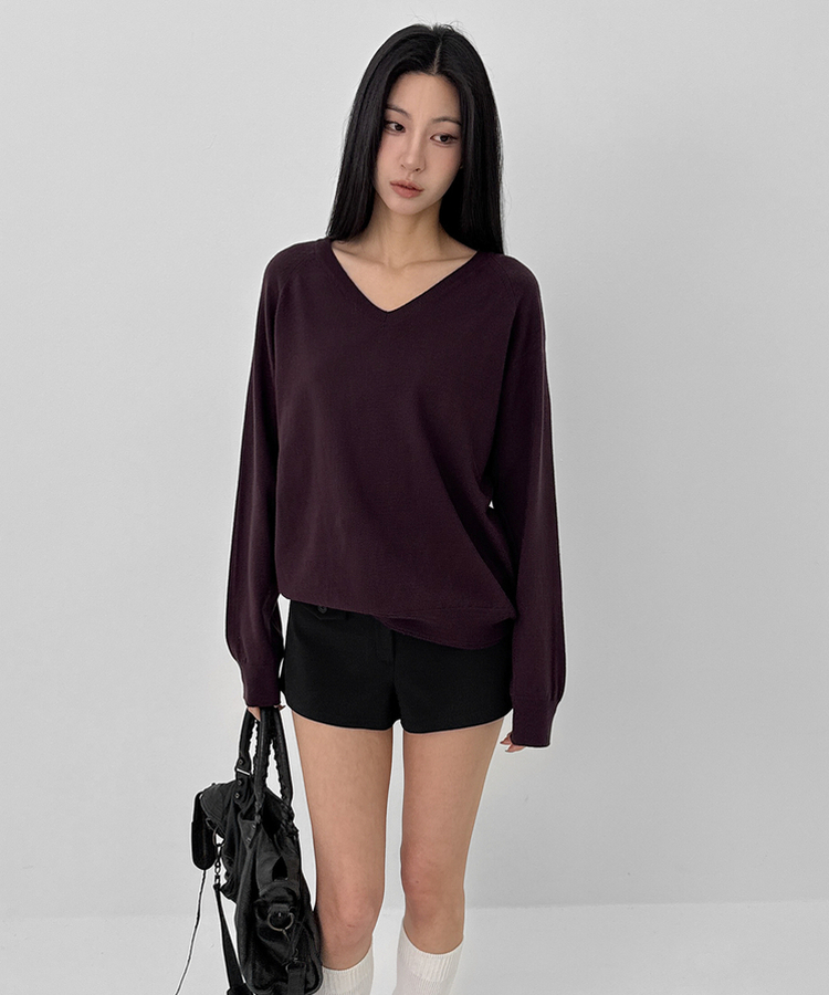 ローウエストショートパンツ BLACK