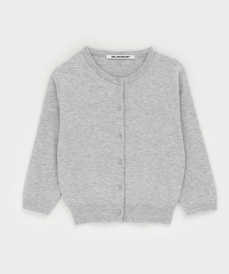 ラウンド7分ニットカーディガン