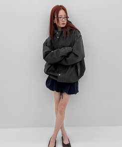 フードミリタリージャケット CHARCOAL