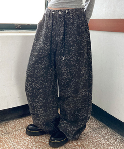 レオパードワイドパンツ LEOPARD