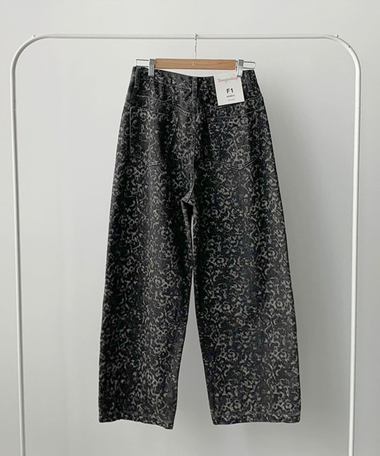 レオパードワイドパンツ