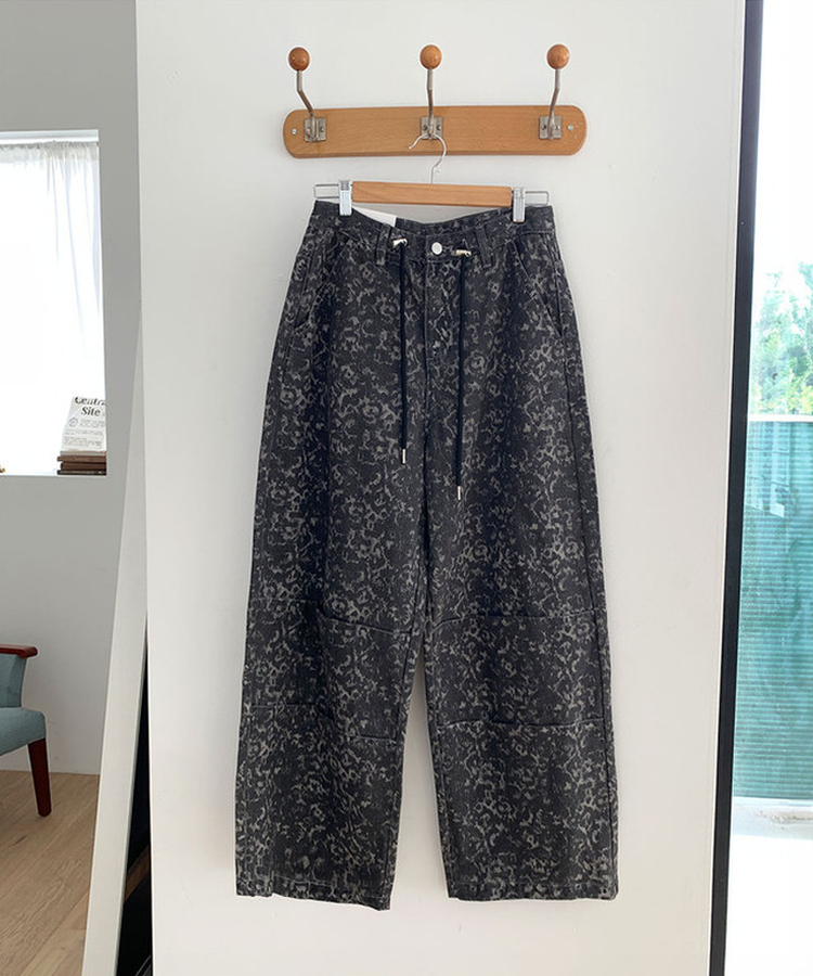 レオパードワイドパンツ