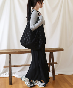 フレアロングスカート BLACK