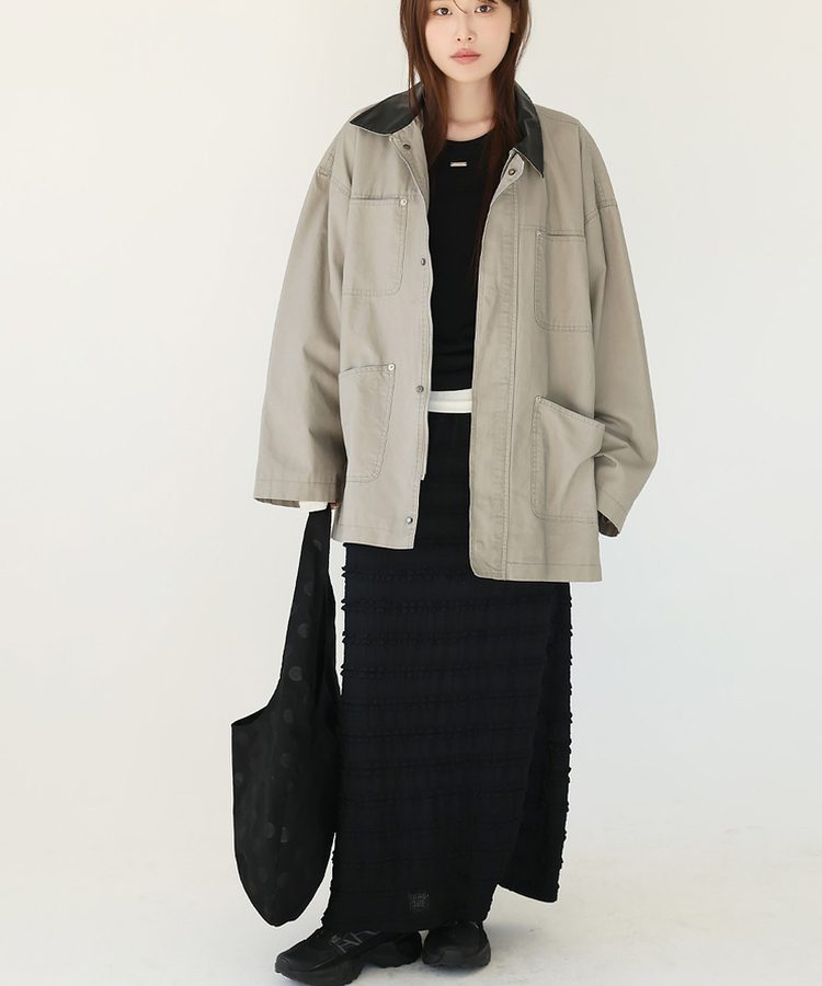 レースロングスカート BLACK