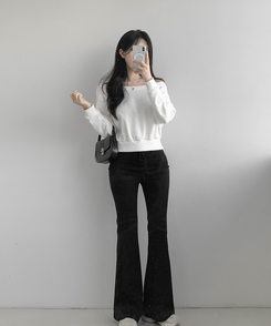 ホルターバックルオフトレーナー IVORY