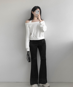 ホルターバックルオフトレーナー IVORY