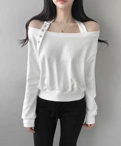 ホルターバックルオフトレーナー IVORY