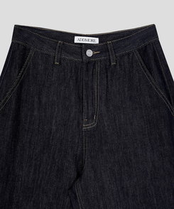 ノンフェードワイドデニムパンツ