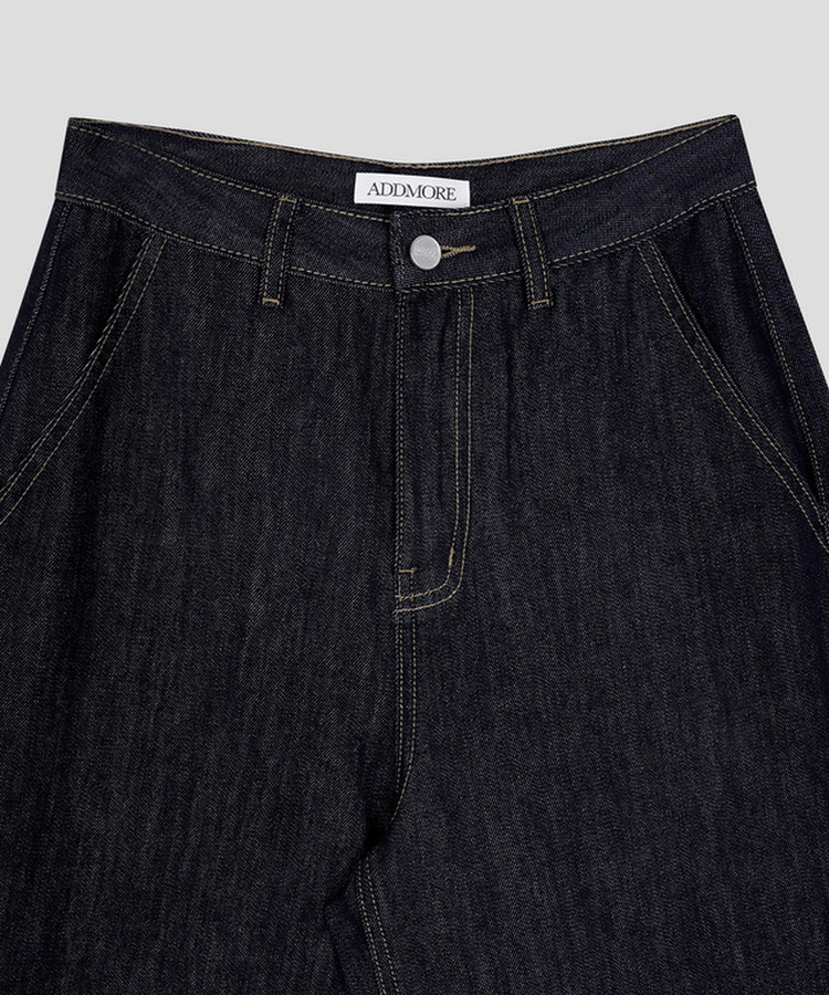 ノンフェードワイドデニムパンツ