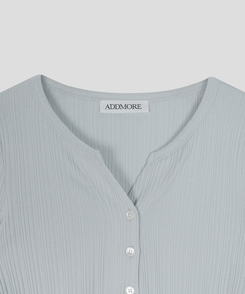 スリムリブカーディガン