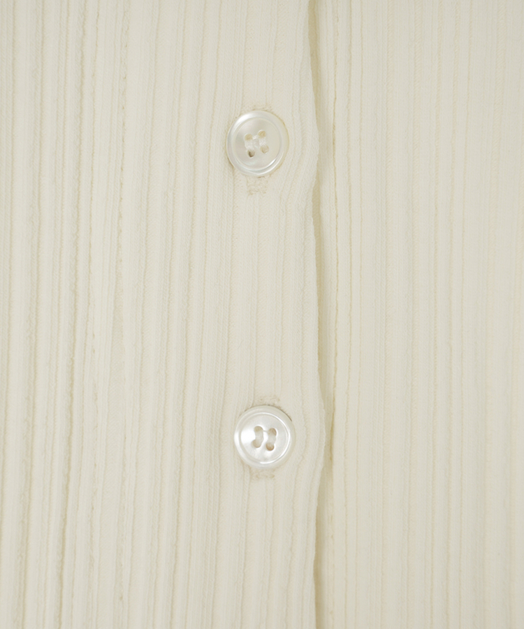 スリムリブカーディガン