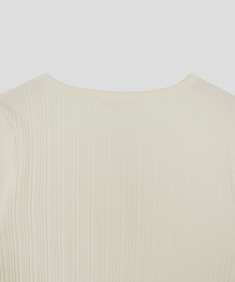 スリムリブカーディガン